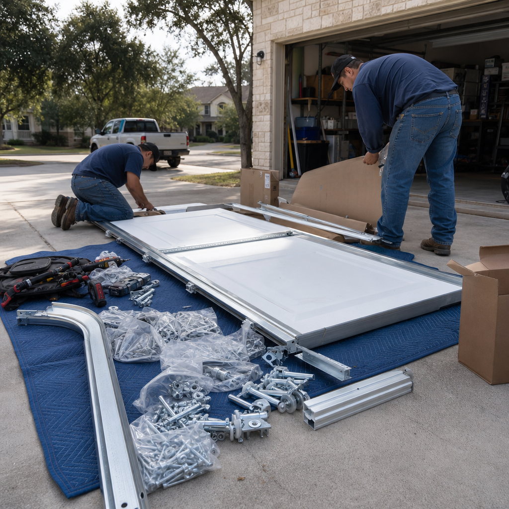 Garage door installation by professionals