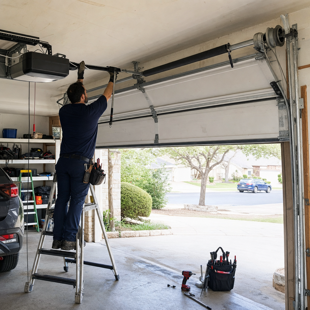 Garage Door job in Austin — photo 3